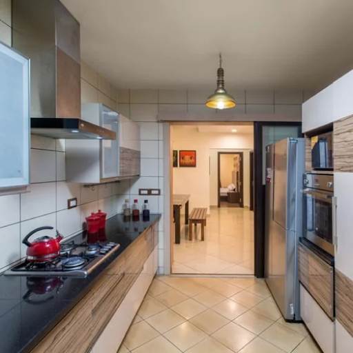 Clutter-Free Parallel Kitchen